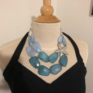Chunky Ocean themed statement necklace